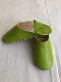 Womens Moroccan Leather Babouche Slippers