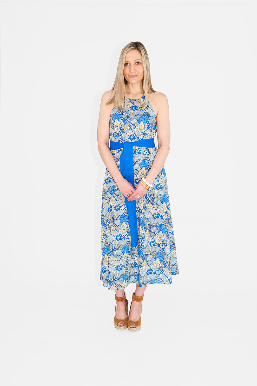 Dunes Halter Dress - Coastal Brahmin