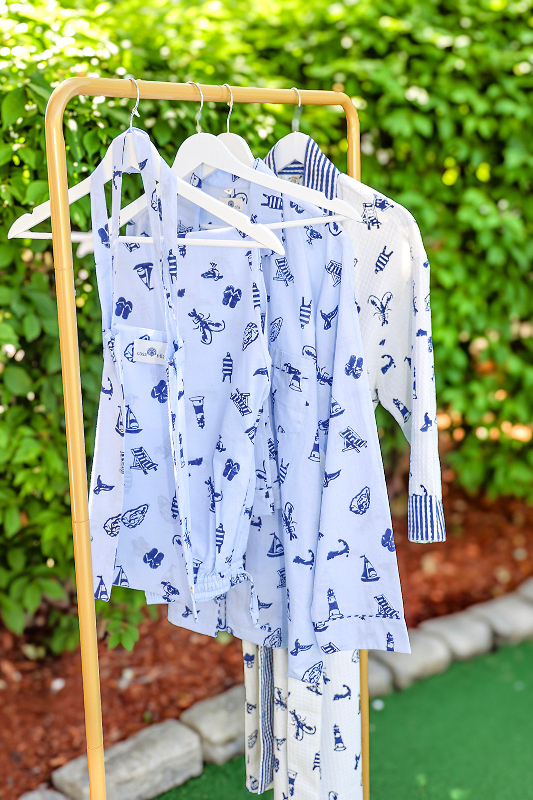 The New England Pajamas with Matching Tote