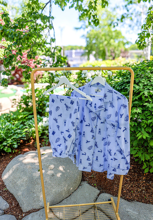 The New England Pajamas with Matching Tote