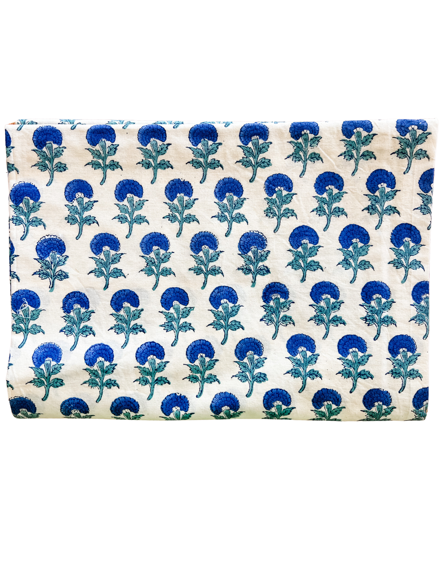 Blue Flower Tablecloth