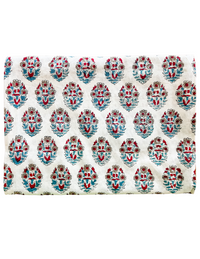 Red and Blue Flower Tablecloth - Coastal Brahmin