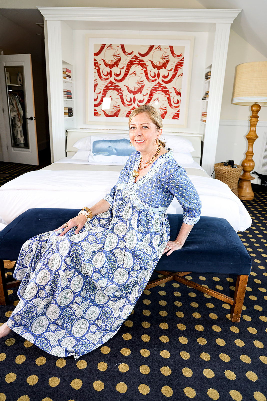 Coastal Blues Kaftan