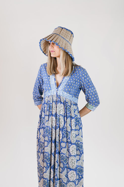 Coastal Blues Kaftan - Coastal Brahmin
