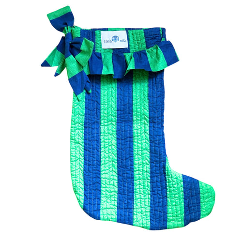 Quilted Holiday Stockings - Coastal Brahmin