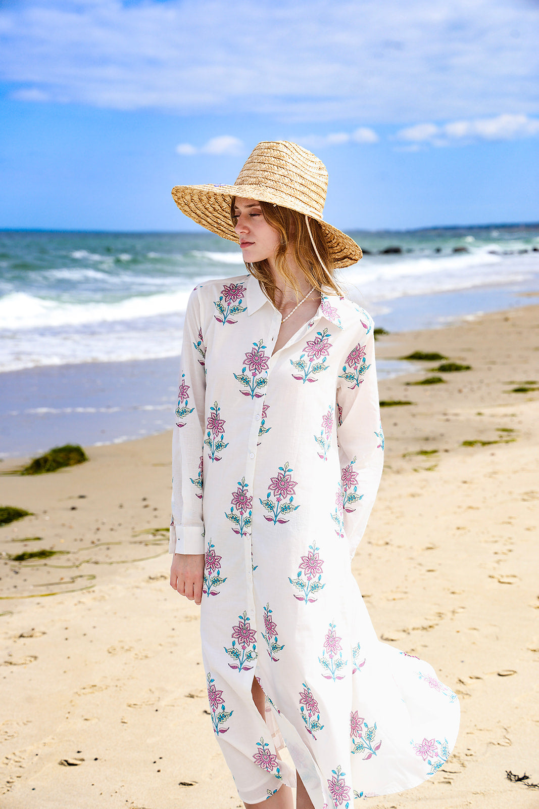 Bimini Cotton Shirt Dress