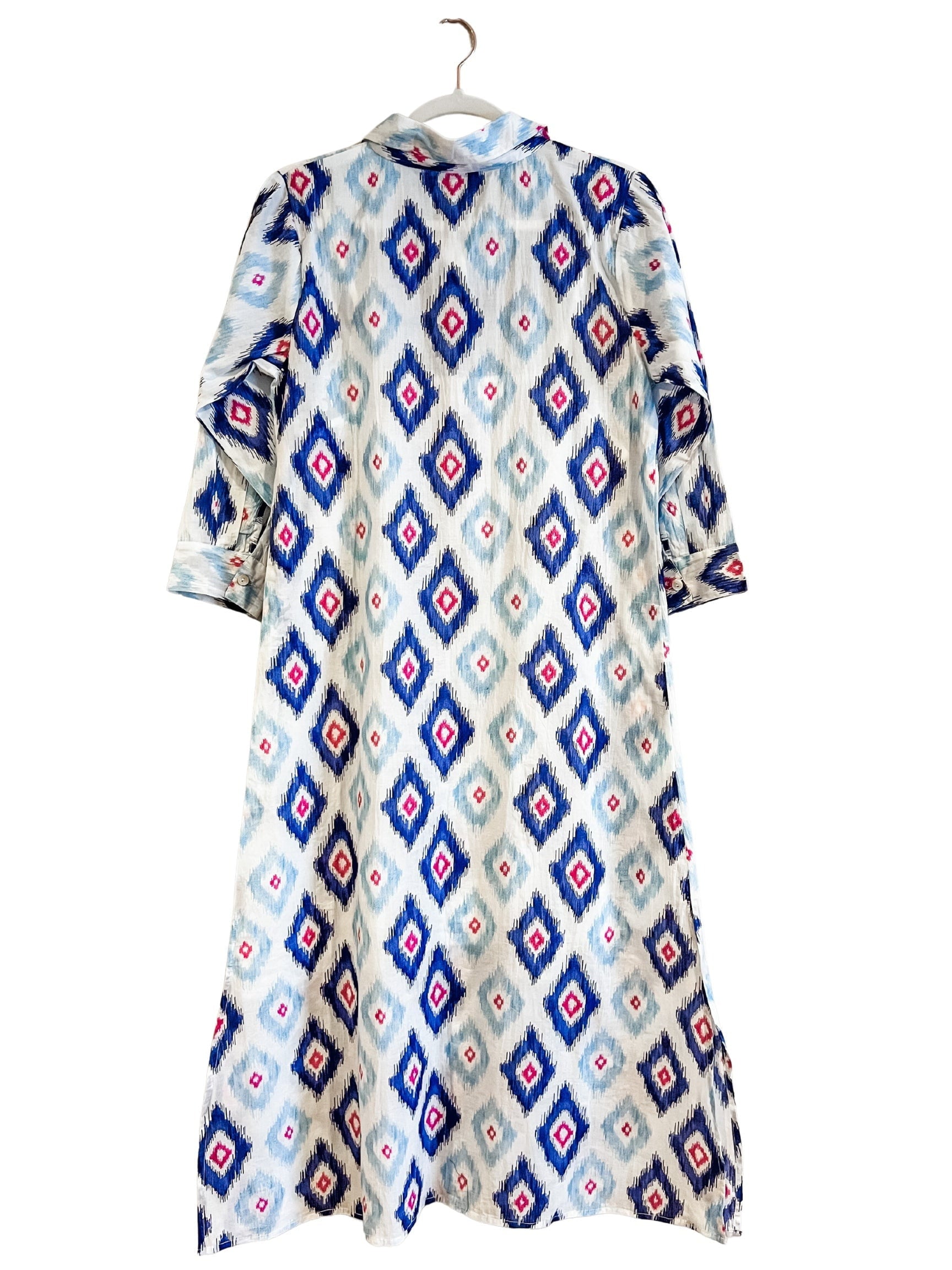 The Jackie Ikat Shirt Dress - Coastal Brahmin