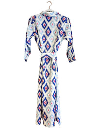 The Jackie Ikat Shirt Dress - Coastal Brahmin