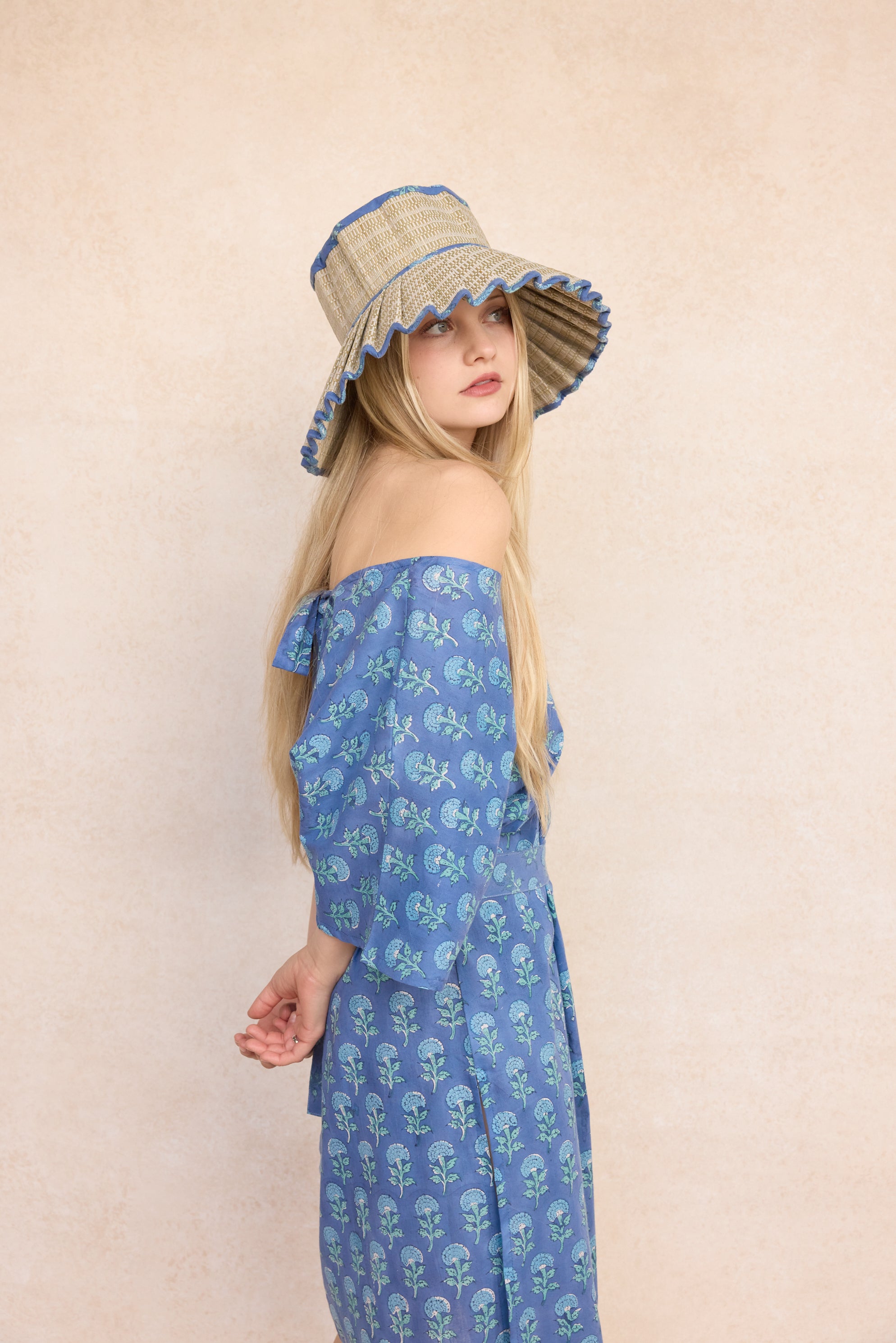 Lorna Murray x Coastal Brahmin Coastline Island Capri Hat