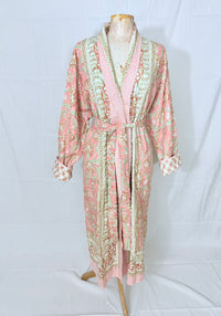 Women's Quilted Robes Hand Block Printed