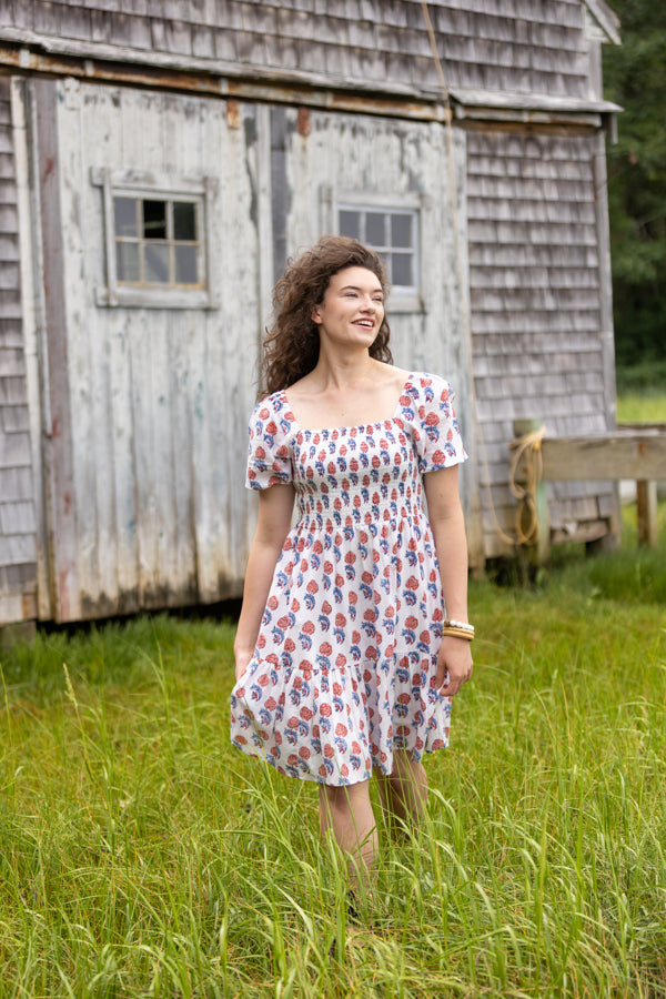 Coastal Bohemian Mini Dress