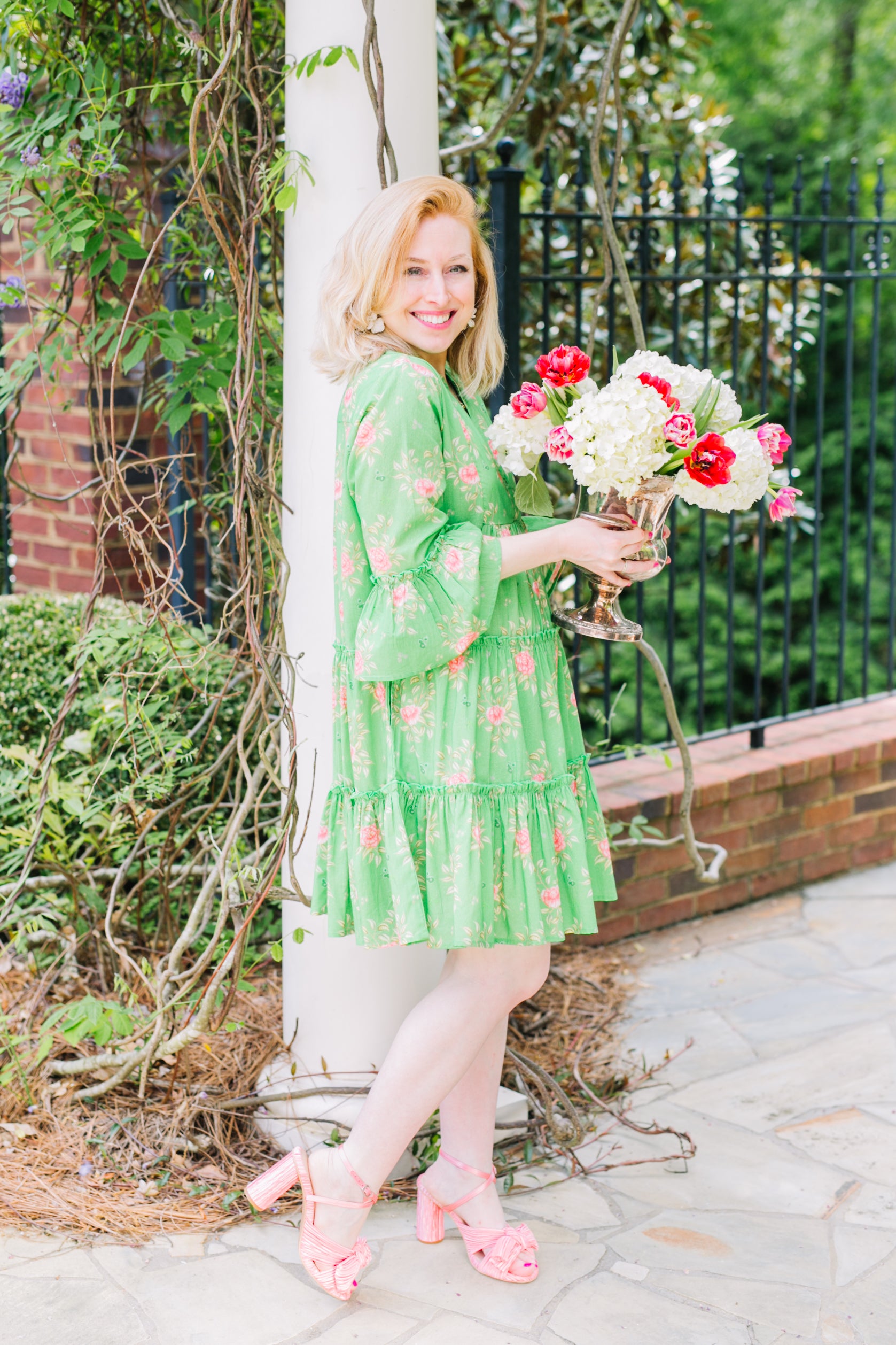 Coastal Garden Party Dress