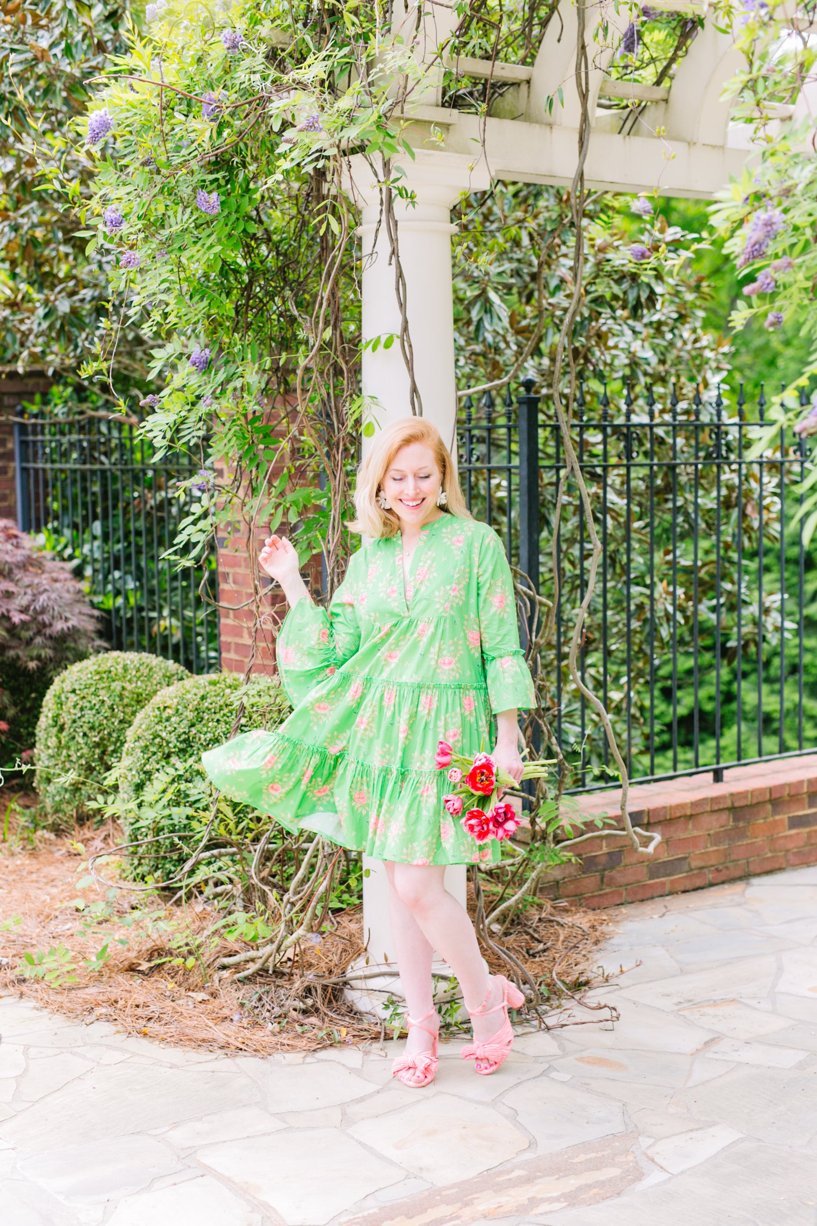 Coastal Garden Party Dress