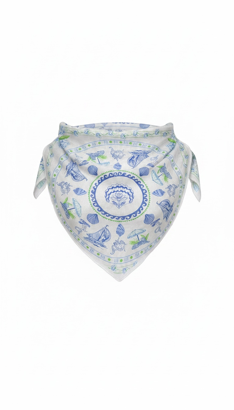 Cosanila Cotton Voile Signature Scarf