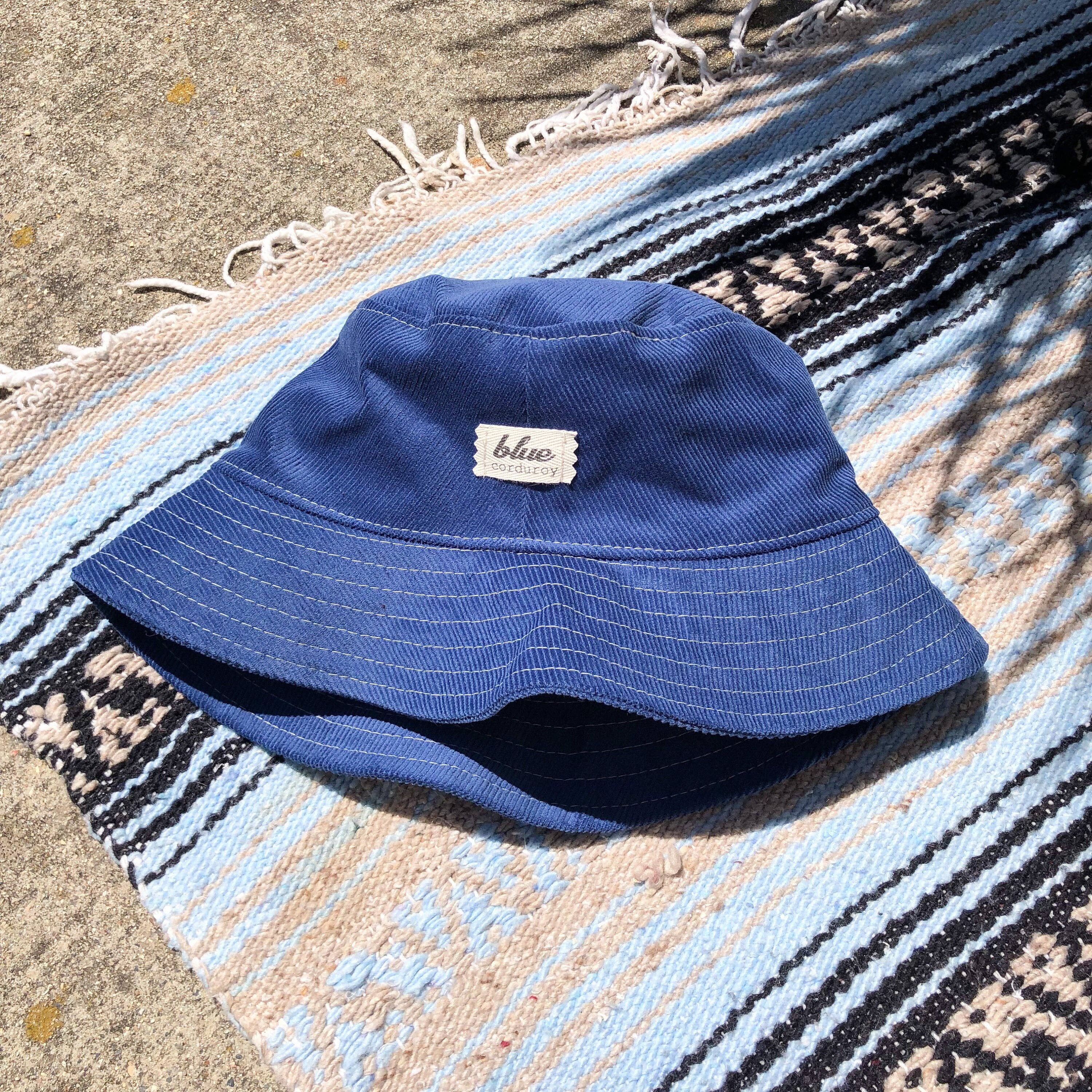 Corduroy Bucket Hat - Pacific Blue