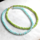 Islands Stone Candy Beaded Necklace, Trendy Colorful Beads