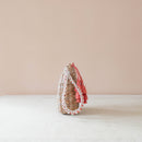 Mini Woven Pouch with Wristlet and Embroidered Lobster – Artisan Wristlet