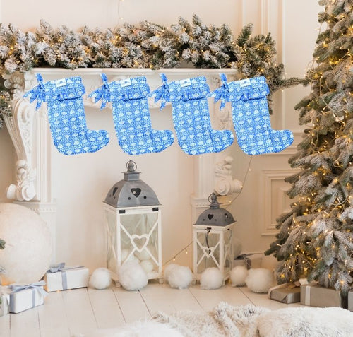Quilted Holiday Stockings - Coastal Brahmin
