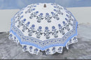 Block Print Umbrella - Coastal Brahmin